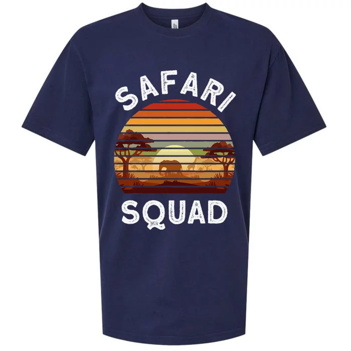 Safari Lovers Zoo Safari Squad Safari Birthday Sueded Cloud Jersey T-Shirt