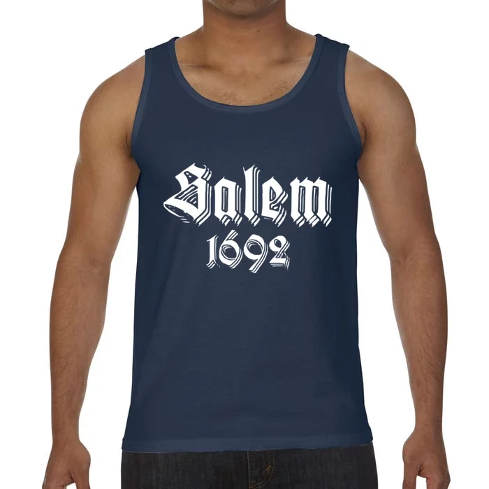 Salem Massachusetts 1692 Vintage Witchcraft Goth Witch Cool Gift Comfort Colors® Tank Top