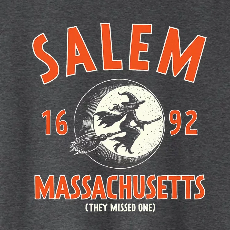 Salem Massachusetts 1692 They Missed One Witch Women's Crop Top Tee