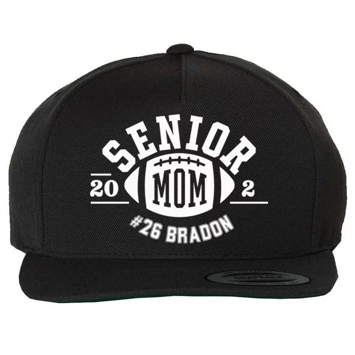 Senior Mom 2025 Wool Snapback Cap