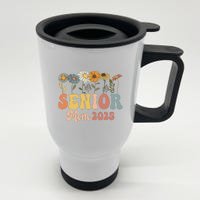 Senior Mom 2025 Class Of 2025 Graduate Stainless Steel Travel Mug