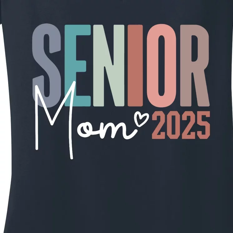 Senior Mom 2025 Class Of 2025 Women's V-Neck T-Shirt