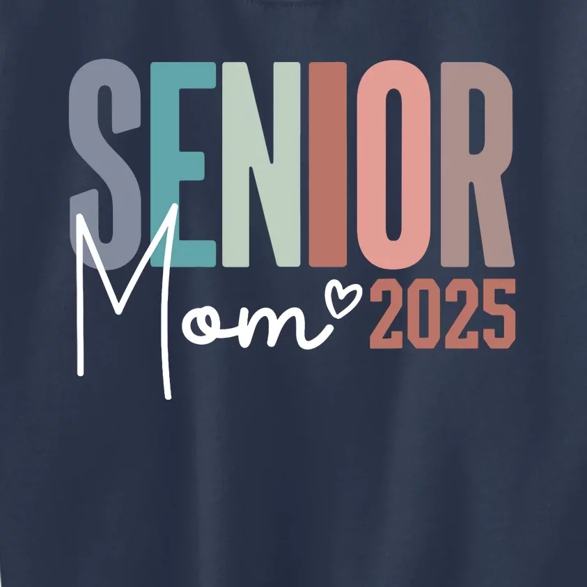 Senior Mom 2025 Class Of 2025 Kids Sweatshirt