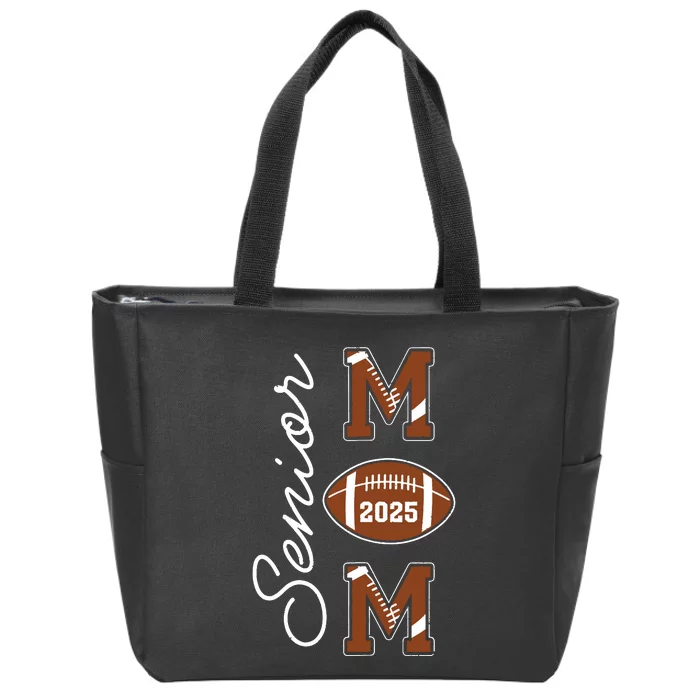 Senior Mom 2025 Football Mommy Class Of 2025 Graduation Zip Tote Bag