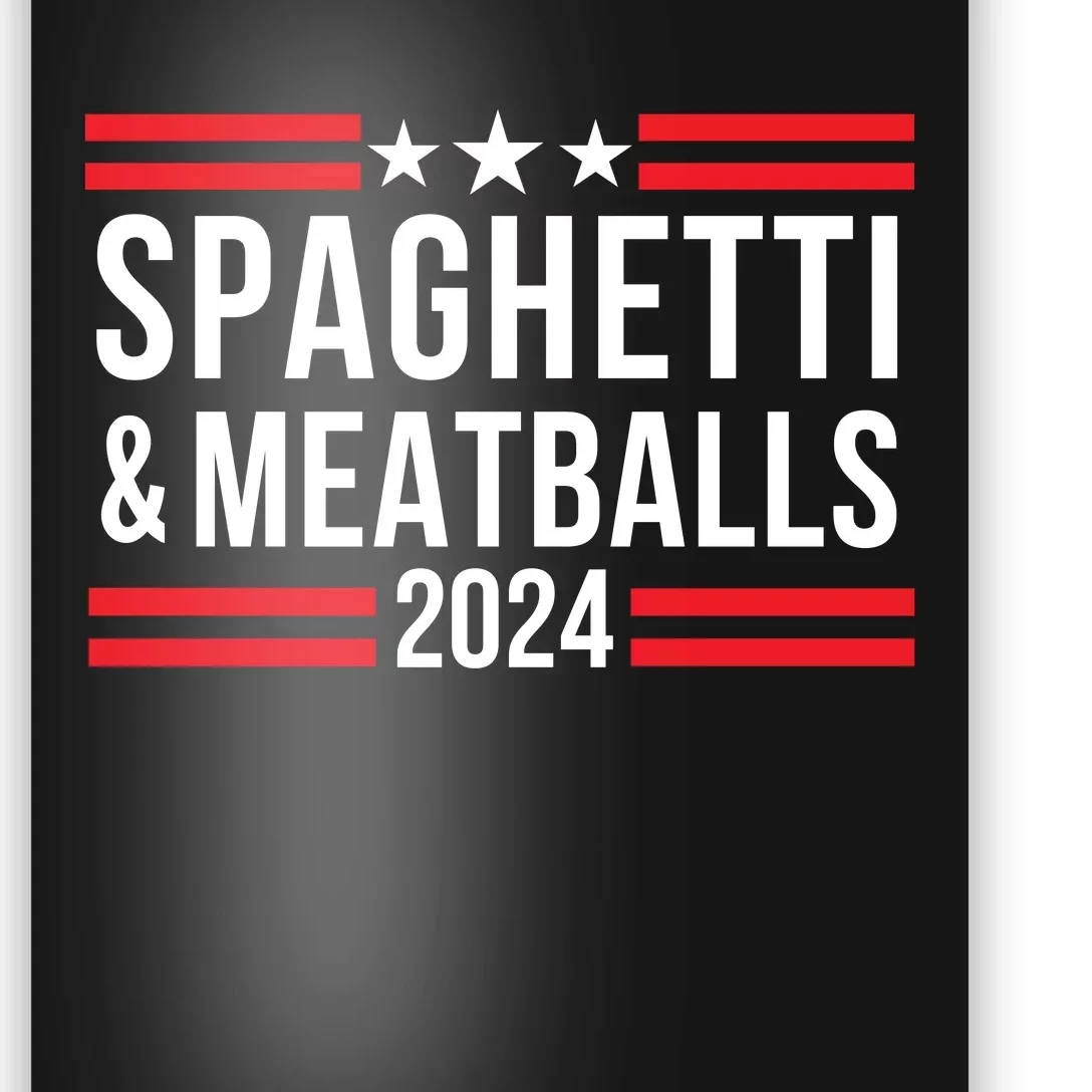 Spaghetti & Meatballs 2024 Comfort Food Pasta Lover Funny Foodie Food Lover Poster