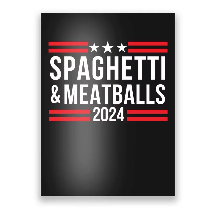 Spaghetti & Meatballs 2024 Comfort Food Pasta Lover Funny Foodie Food Lover Poster