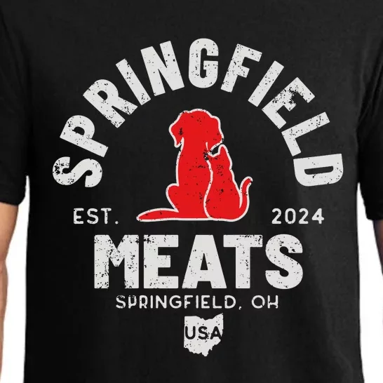 Springfield Meats 2024 They Are Eating The Dogs Pajama Set