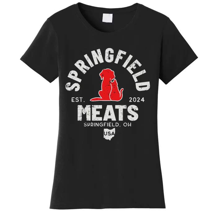 Springfield Meats 2024 They Are Eating The Dogs Women's T-Shirt