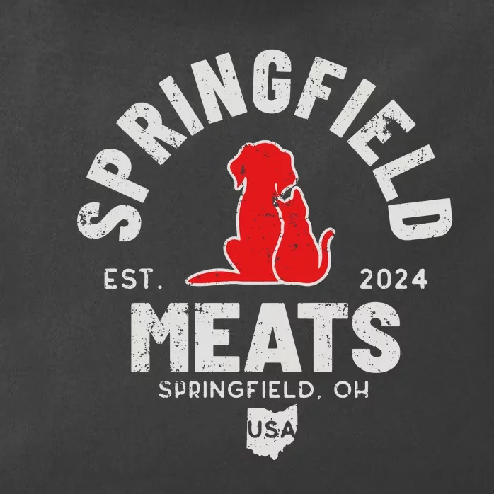 Springfield Meats 2024 They Are Eating The Dogs Zip Tote Bag