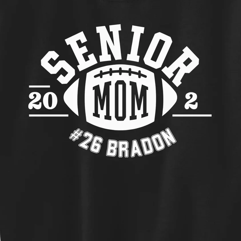 Senior Mom 2025 Football Kids Sweatshirt