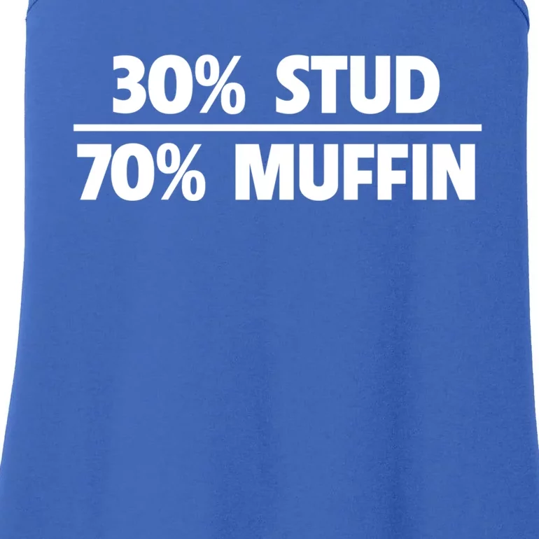 Stud Muffin 30/70 Funny Over 40 Dad Bod Gift Ladies Essential Tank