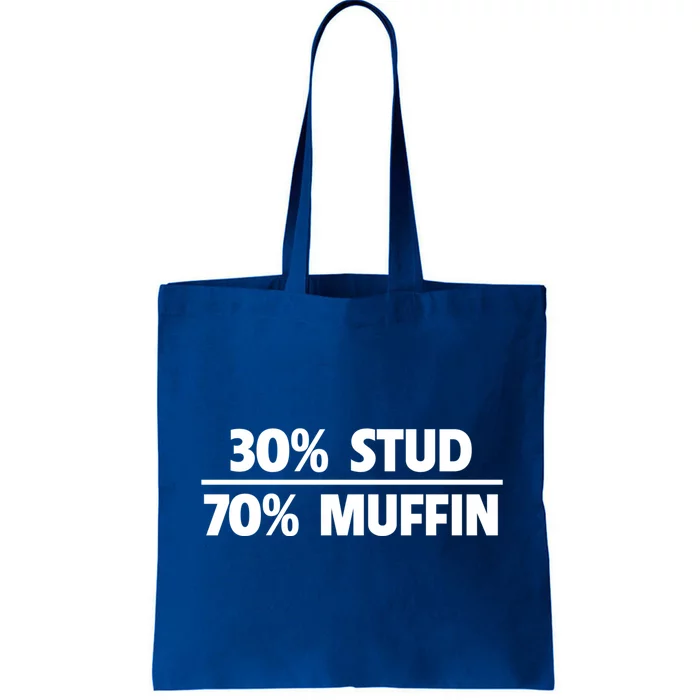 Stud Muffin 30/70 Funny Over 40 Dad Bod Gift Tote Bag