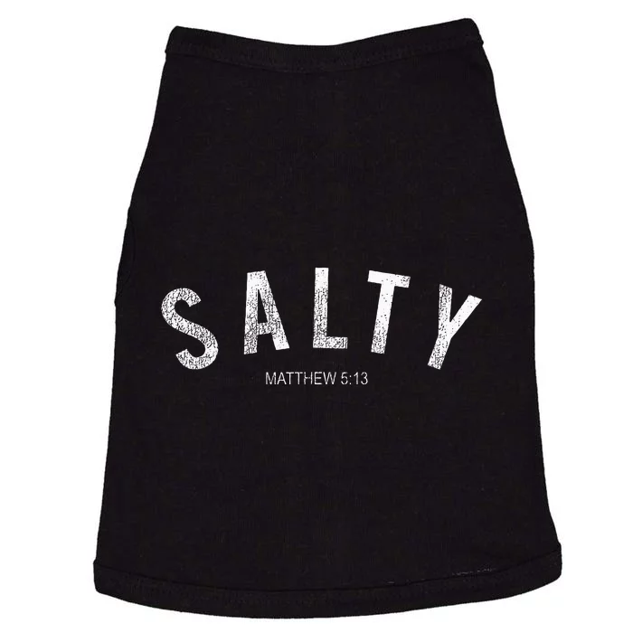 Salty Matthew 513 Distressed Graphic Doggie Tank