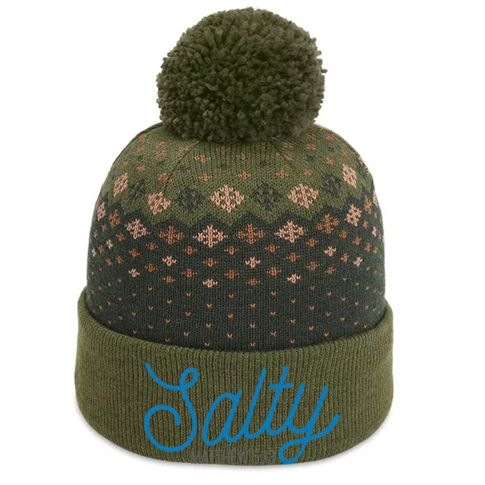 Salty. Matthew 5:13 The Baniff Cuffed Pom Beanie