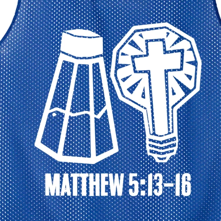 Salt Matthew 5:136 Seasoning Cooking Pepper Salt Cute Gift Mesh Reversible Basketball Jersey Tank