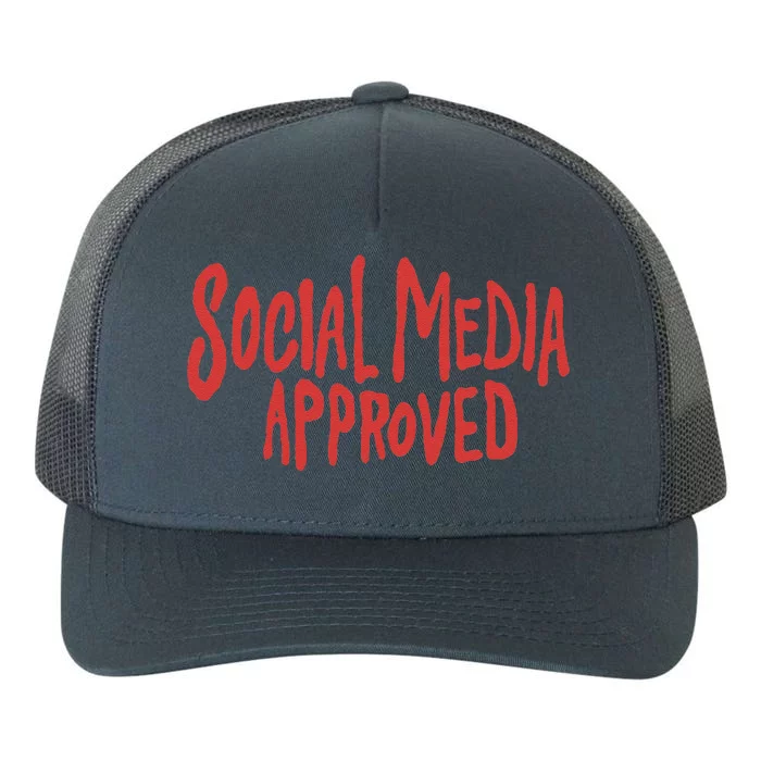 Social Media Approved Quote Yupoong Adult 5-Panel Trucker Hat