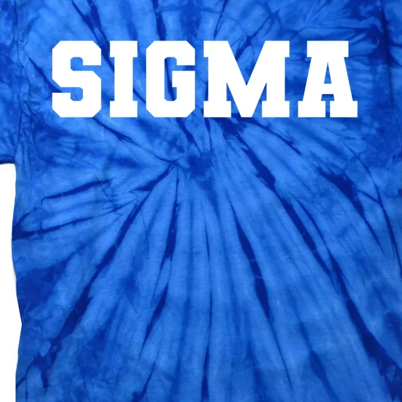 Sigma Male Athletic Text Gift Tie-Dye T-Shirt