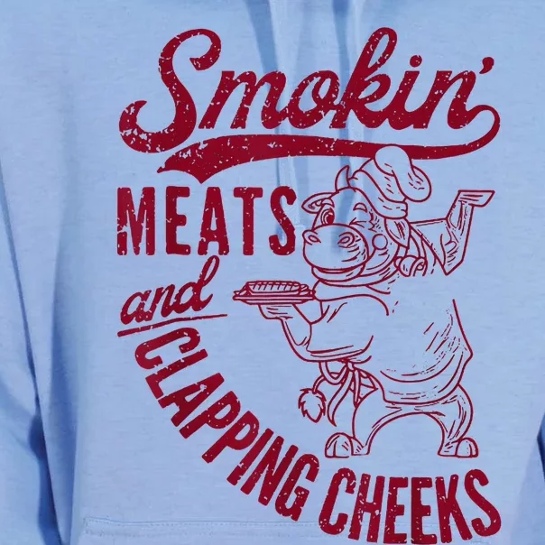 Smoking Meats And Clapping Cheeks Unisex Surf Hoodie