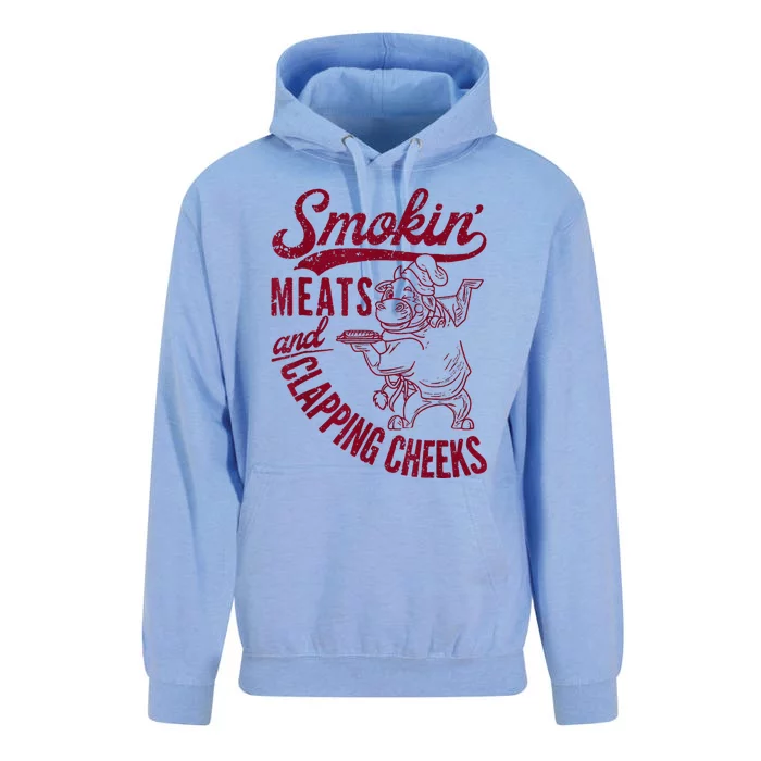 Smoking Meats And Clapping Cheeks Unisex Surf Hoodie