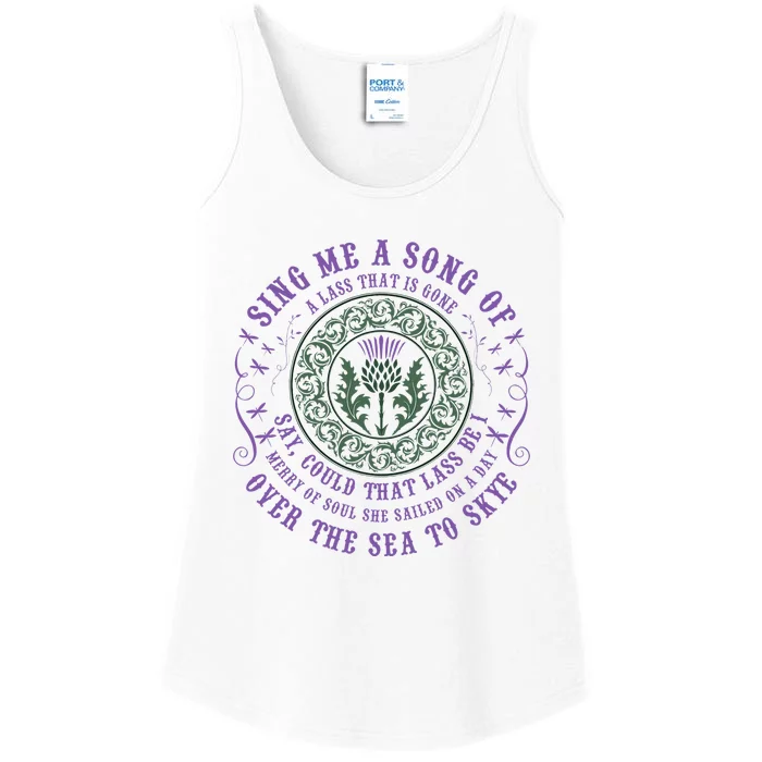 Sing Me A Song Of A Lass That Is Gone Dragonfly Ladies Essential Tank