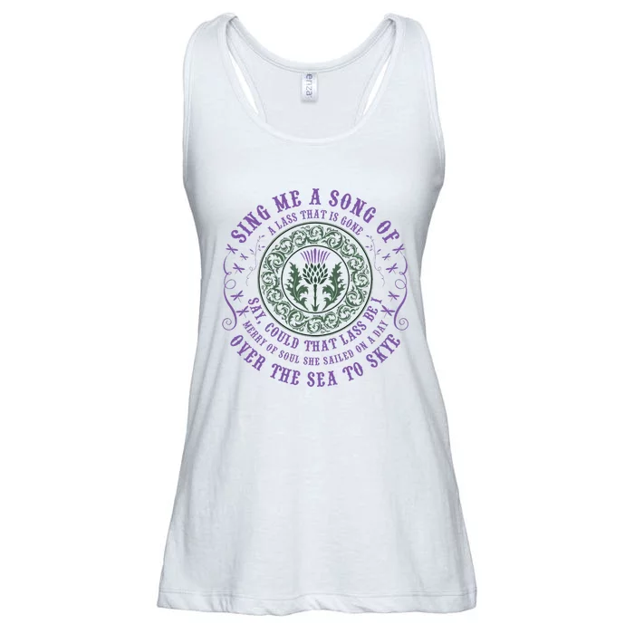 Sing Me A Song Of A Lass That Is Gone Dragonfly Ladies Essential Flowy Tank