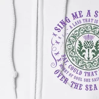 Sing Me A Song Of A Lass That Is Gone Dragonfly Full Zip Hoodie