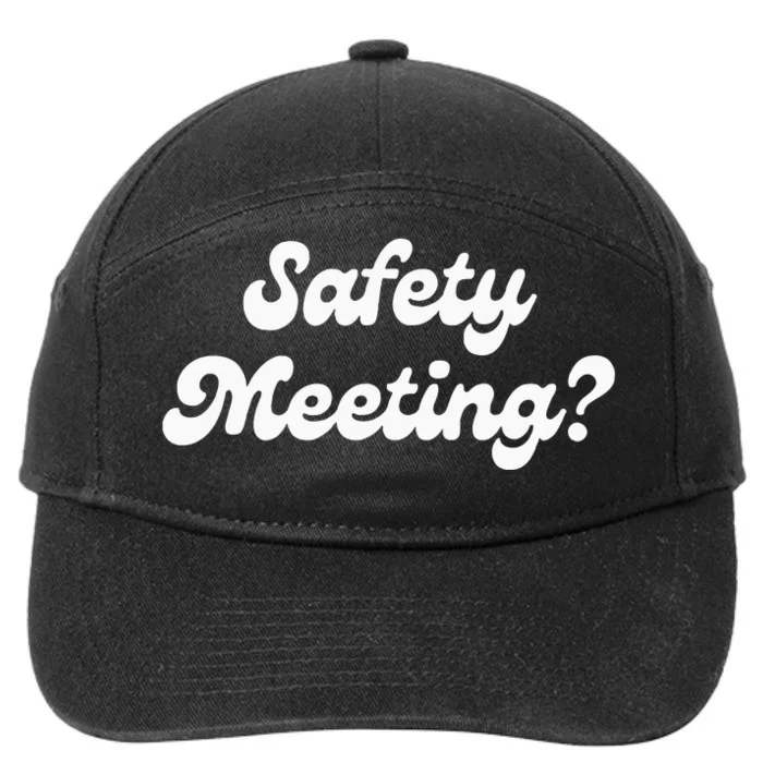 Safety Meeting Apparel 7-Panel Snapback Hat