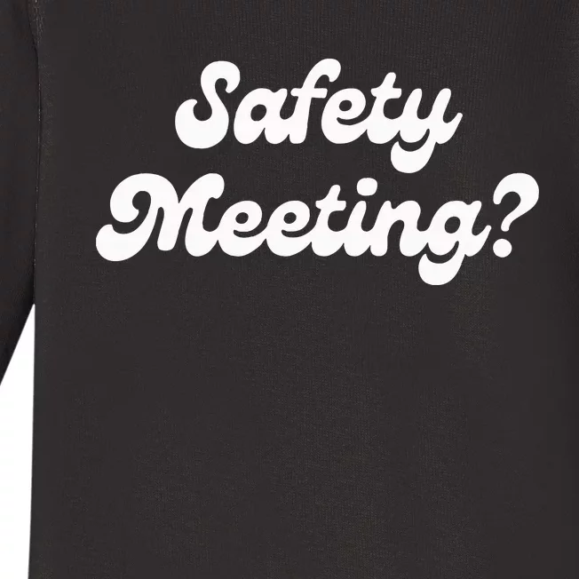 Safety Meeting Apparel Baby Long Sleeve Bodysuit