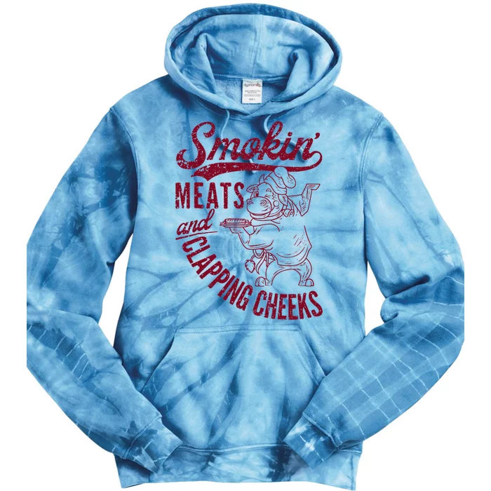 Smoking Meats And Clapping Cheeks Tie Dye Hoodie