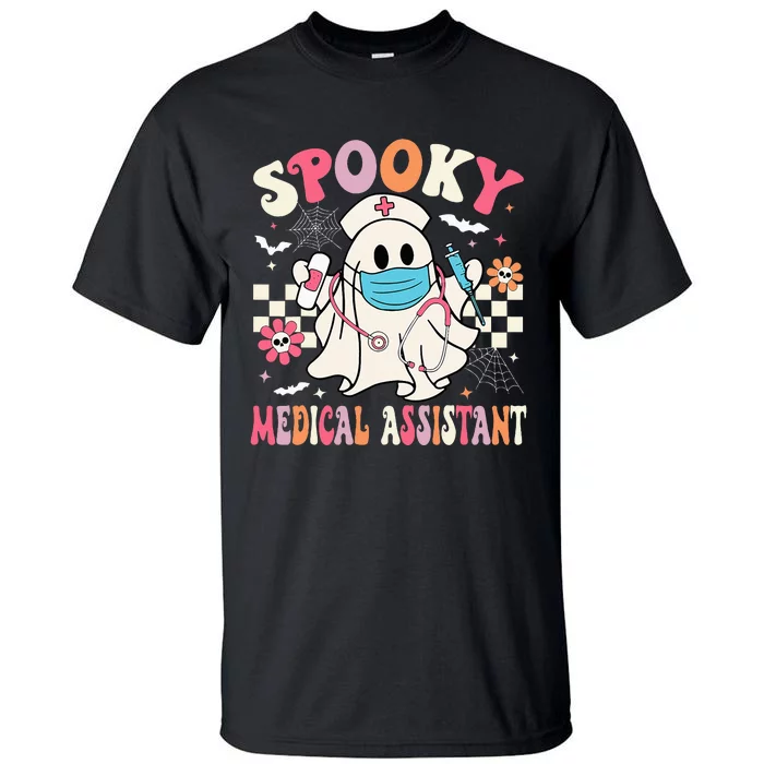 Spooky Medical Assistant Cute Halloween Med Assistant Tall T-Shirt