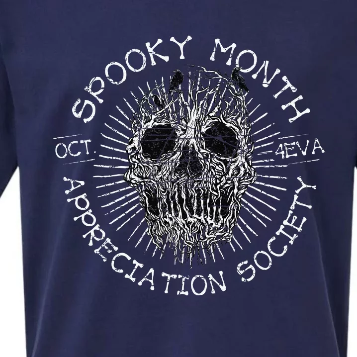 Spooky Month Appreciation Society – Halloween Scary Season Sueded Cloud Jersey T-Shirt