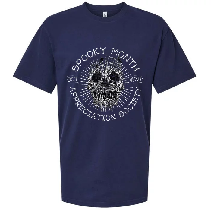 Spooky Month Appreciation Society – Halloween Scary Season Sueded Cloud Jersey T-Shirt