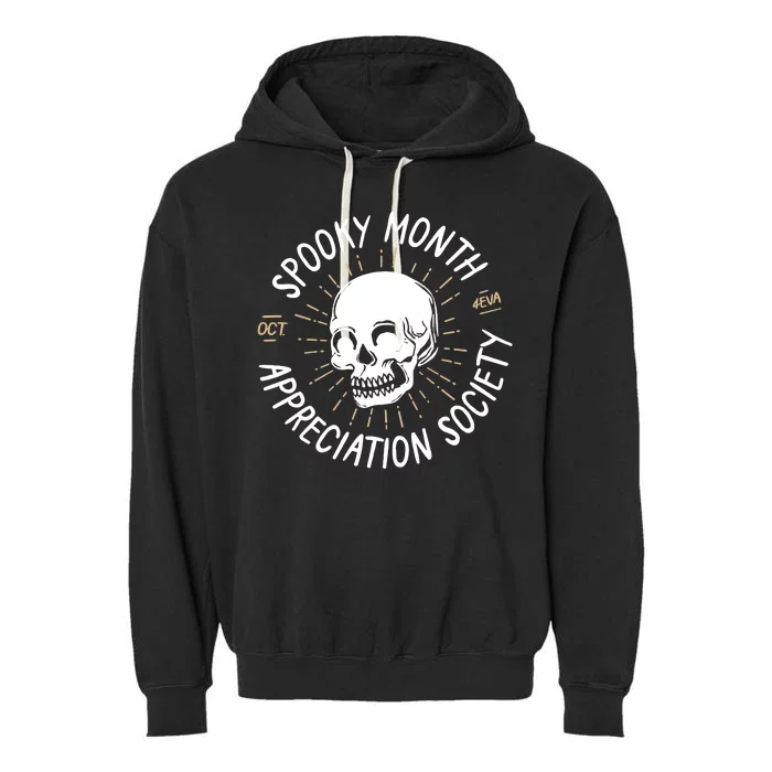 Spooky Month Appreciation Society Garment-Dyed Fleece Hoodie