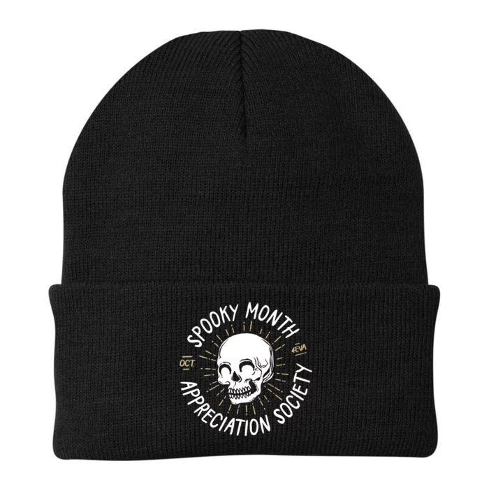 Spooky Month Appreciation Society Knit Cap Winter Beanie