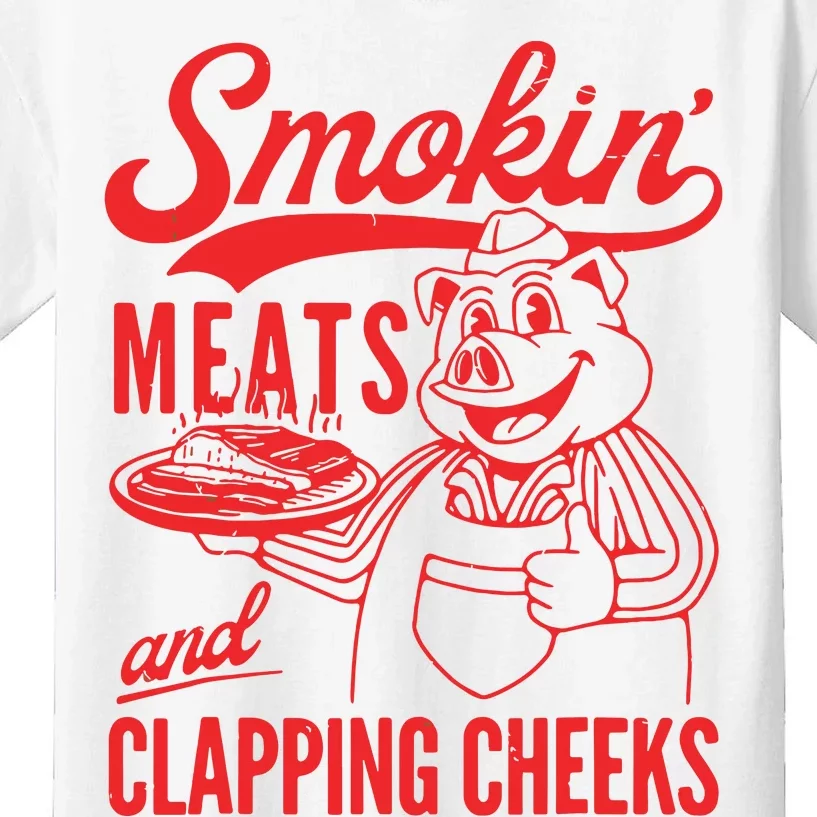 Smokin Meats And Clapping Cheeks Kids T-Shirt