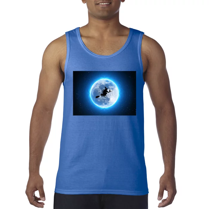 Shining Moon And Witch Cute Gift Tank Top