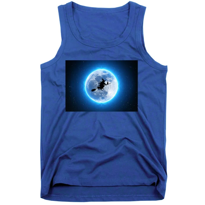 Shining Moon And Witch Cute Gift Tank Top