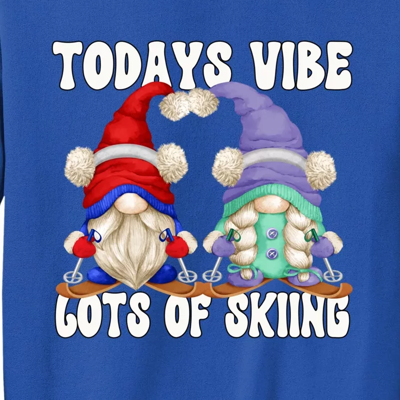 Ski Mom And Dad Gnome Graphic With Sayings Gnomies Love Skiing Gift Sweatshirt