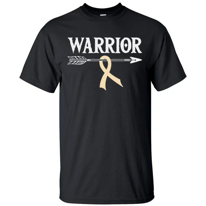 Spinal Muscular Atrophy Warrior Ivory Arrow Ribbon Tall T-Shirt