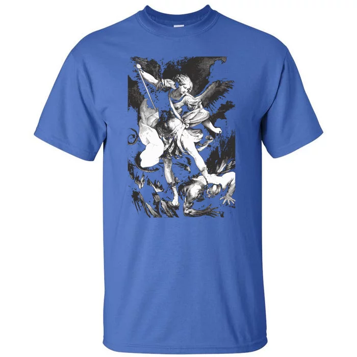 Saint Michael Archangel Angel Catholic Patron Gift Tall T-Shirt