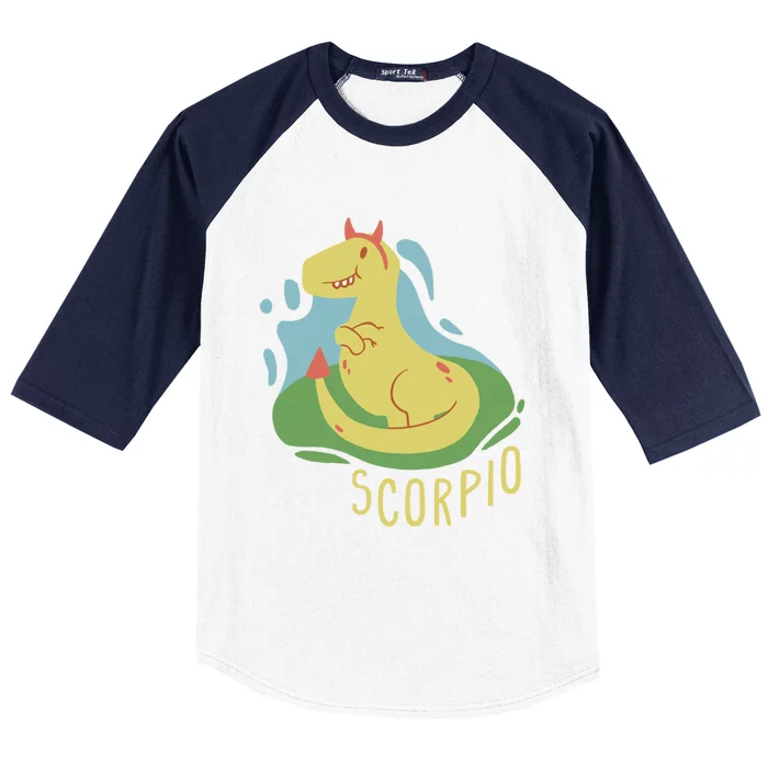 Scorpio Mythical Astrology Cool Gift Baseball Sleeve Shirt