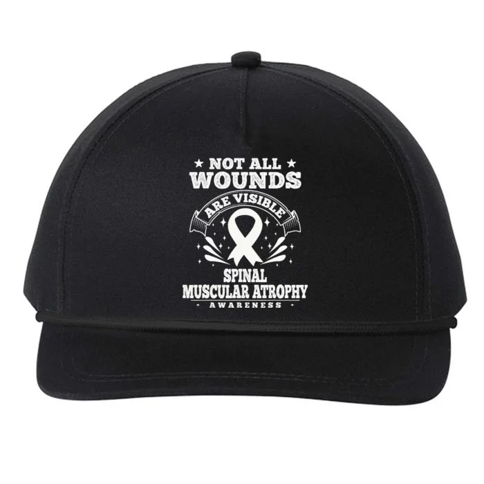 Spinal Muscular Atrophy Warriors SMA Awareness Snapback Five-Panel Rope Hat