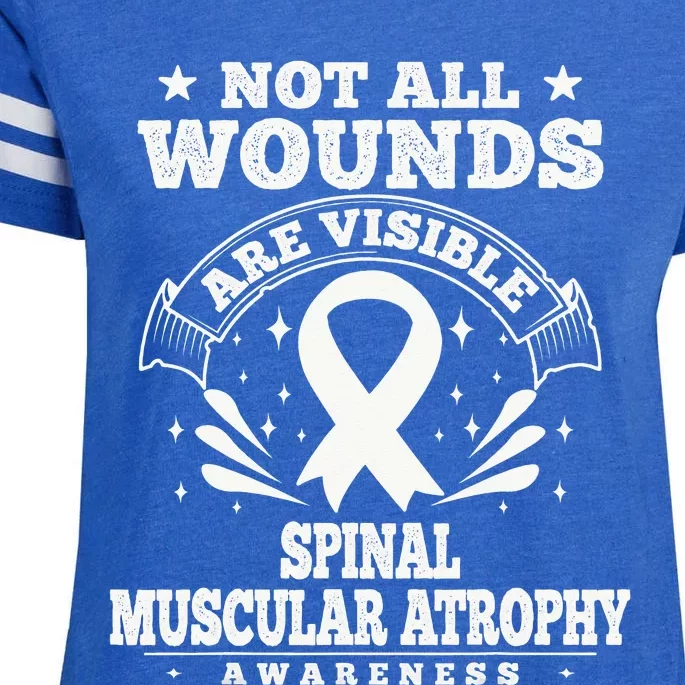 Spinal Muscular Atrophy Warriors SMA Awareness Enza Ladies Jersey Football T-Shirt