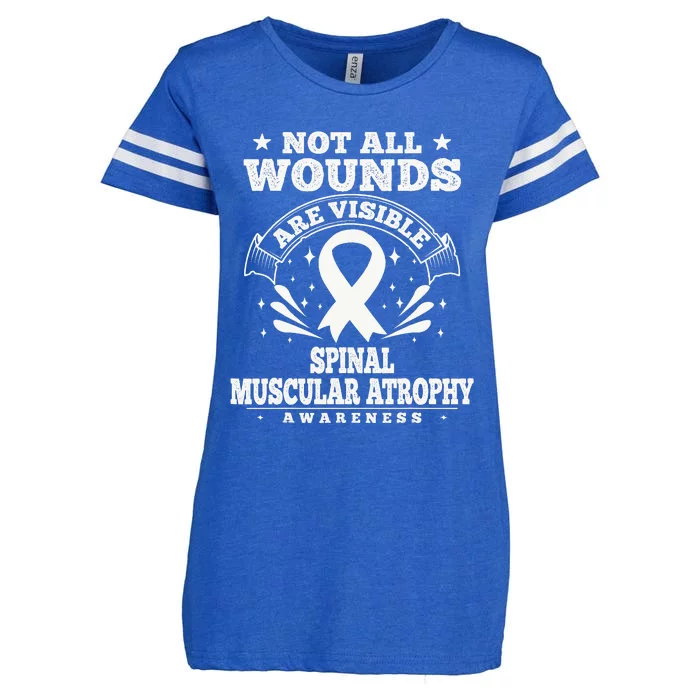 Spinal Muscular Atrophy Warriors SMA Awareness Enza Ladies Jersey Football T-Shirt