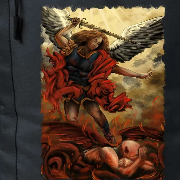 Saint Michael ArchAngel Painting Daily Commute Backpack