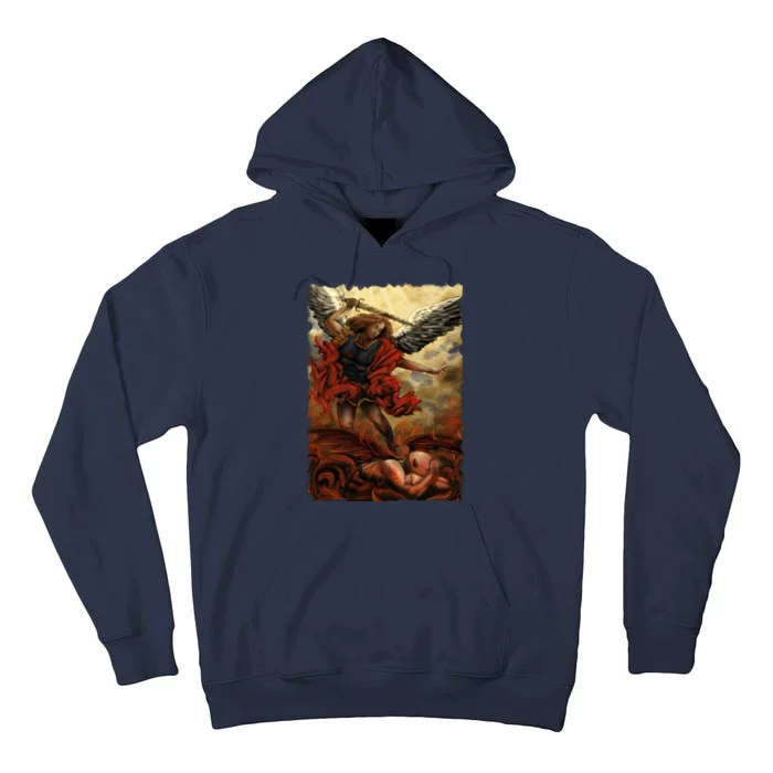 Saint Michael ArchAngel Painting Tall Hoodie