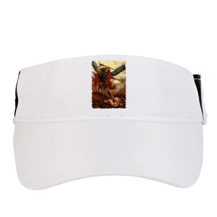 Saint Michael ArchAngel Painting Adult Drive Performance Visor