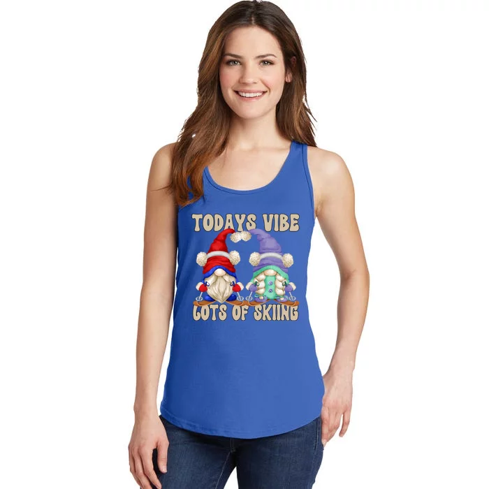 Ski Mom And Dad Gnomes Funny Family Quote For Ski Lover Gift Ladies Essential Tank