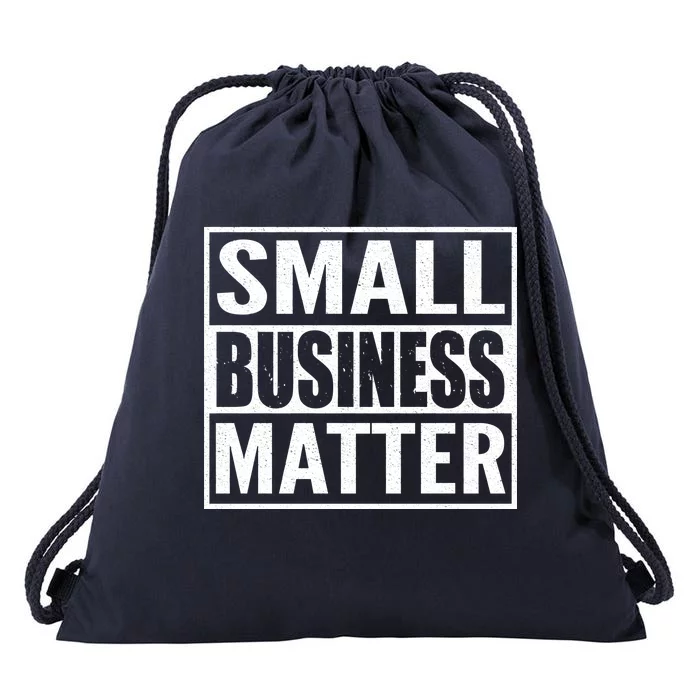 Small Business Matter Drawstring Bag