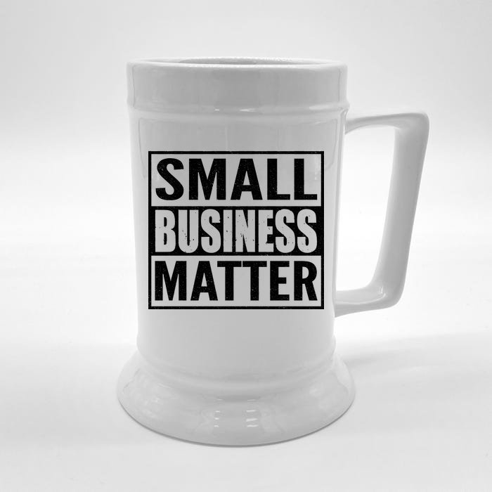 Small Business Matter Front & Back Beer Stein